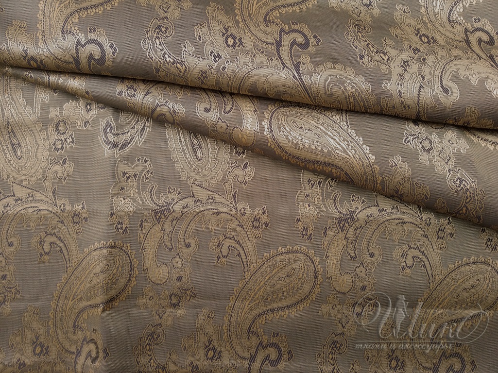 Ткань Подкладочная золото жак. 3158076 1