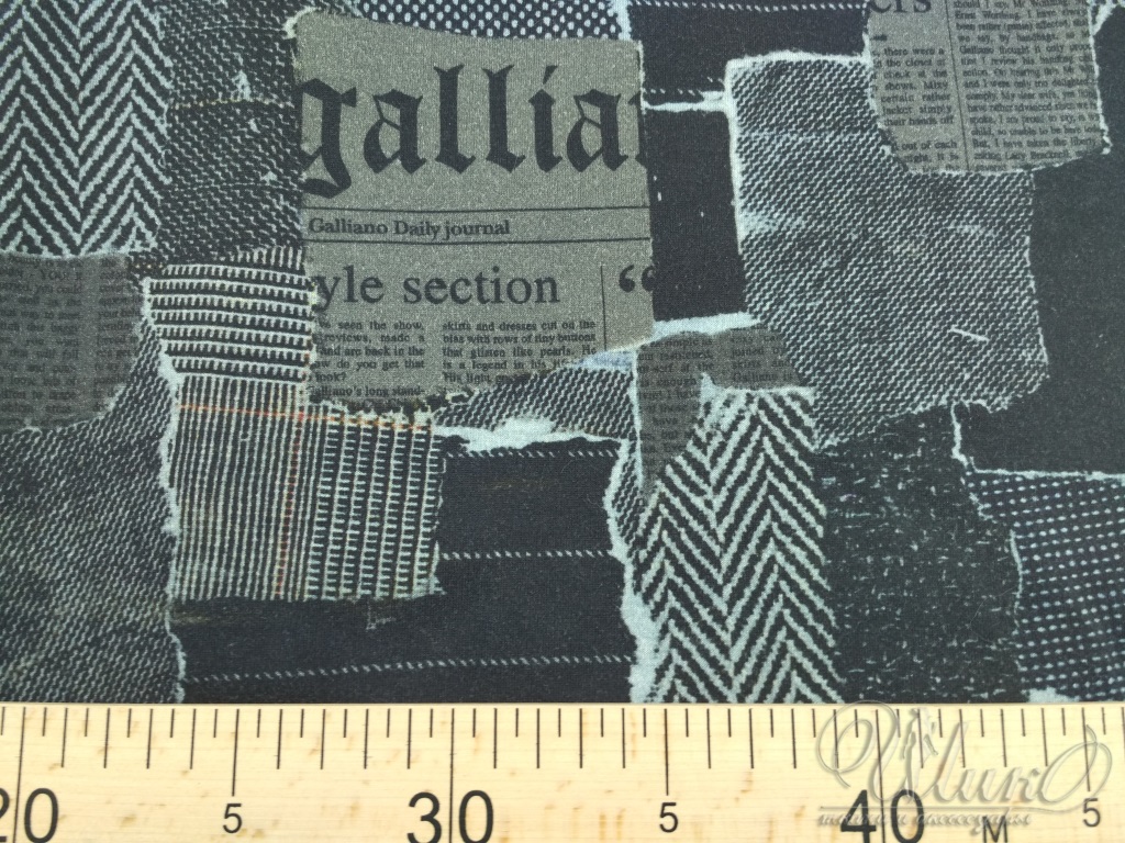 Ткань Трикотаж   Galliano 04447 3